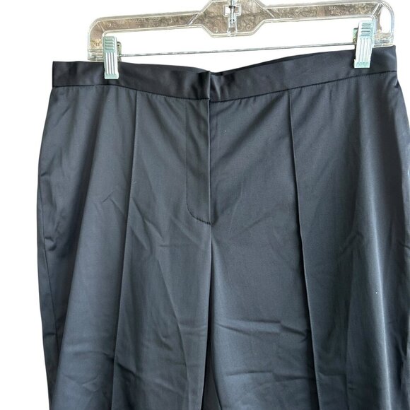 DKNY Classic Vintage Black Cropped Capri Pants Size 12 NWT $115 - Picture 3 of 11